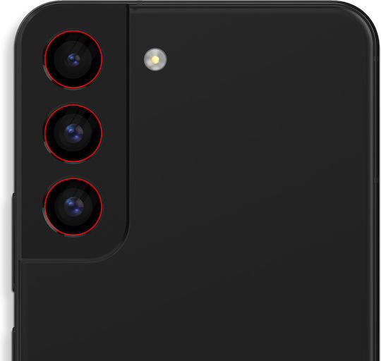 Clappio Rear Camera Lens Samsung Galaxy S22 Black