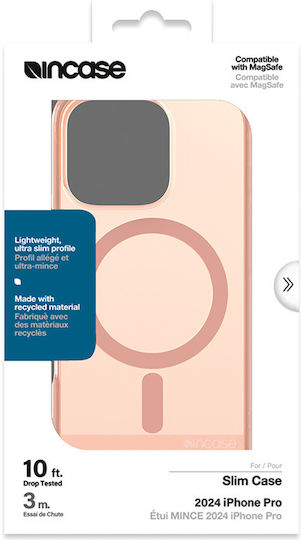 Incase Slim Case Magsafe iPhone 16 Pro Hülle Blush Pink