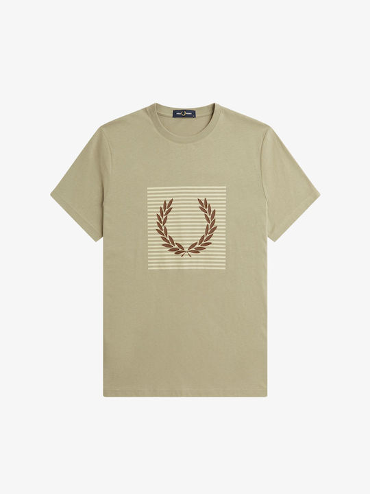 Fred Perry Laurel Wreath T-shirt Warm Grey