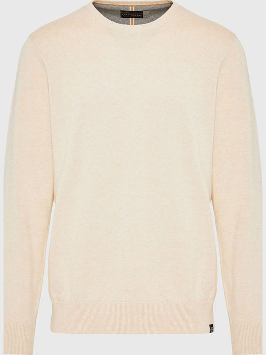 Long Sleeve Sweater Ecru, Chalk Mel