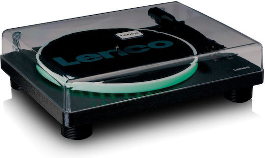 Lenco Plug 'n Play LS-50LED LS-50LEDBlack Грамофон с Предусилвател и Вградени говорители Черен