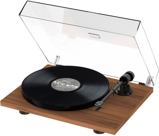 Pro-Ject Audio E1 BT + Ortofon OM 5e Turntables with Preamp Brown
