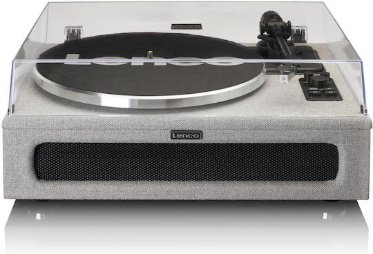 Lenco LS-440 LS-440GY Plattenspieler mit Vorverstärker und Eingebaute Lautsprecher Gray