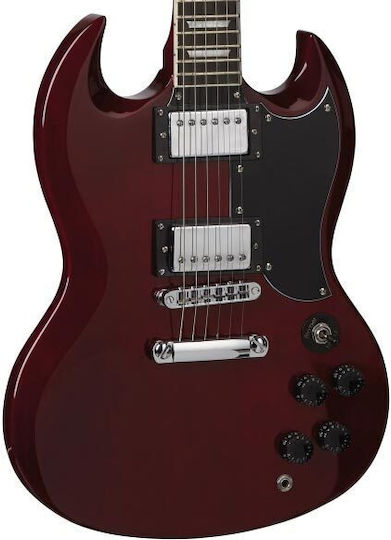 Eko Electric Guitar SG with H Pickup Configuration Red