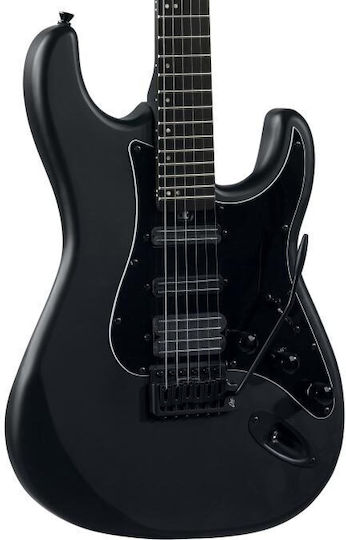 Eko Electric Guitar Stratocaster with HSS Pickup Configuration Black with Case