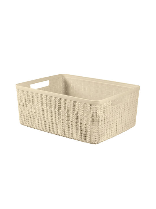 Curver Basket M 12l Cream