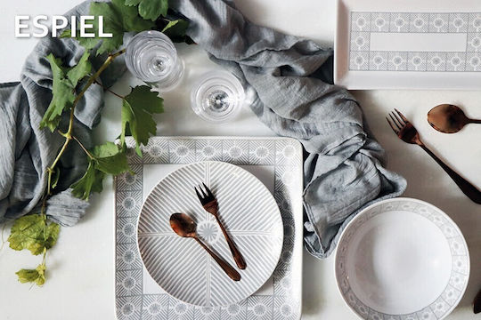 Espiel Inox Fruit/Dessert Fork Set Rose Gold Prime 17.8cm 12pcs