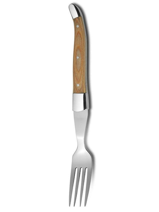 Max Home Πιρούνι Φαγητού Ξύλινο Καφέ 22.7cm