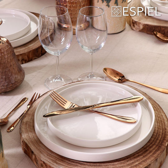 Espiel Inox Fruit/Dessert Fork Set Rose Gold Prime 17.8cm 12pcs