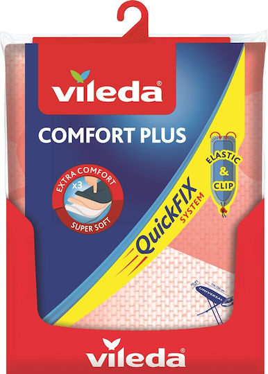 Vileda Comfort Plus Ironing Board Cover Blue 130x40cm
