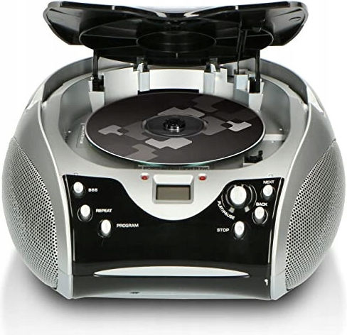 Lenco Tragbares Soundsystem mit CD / MP3 / Radio Schwarz