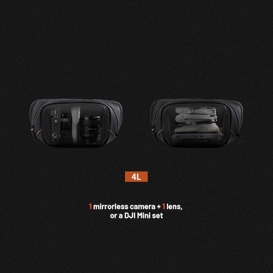 PGYTECH Camera Shoulder Bag Obsidian Black Black