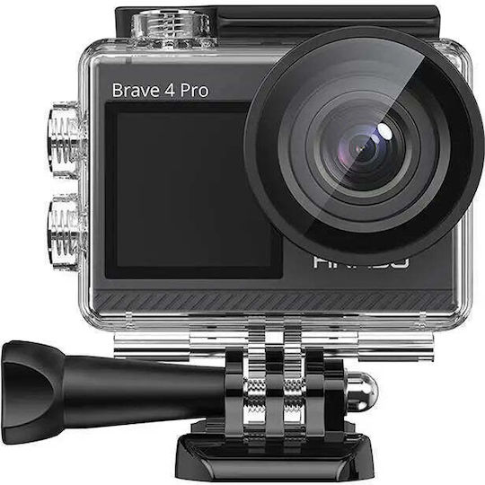 Akaso Brave 4 Pro Action Camera 4K Ultra HD Underwater (with Case) with Touch Screen 1.4" Black