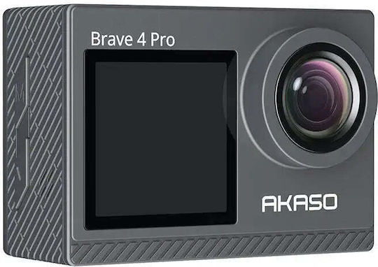 Akaso Brave 4 Pro Action Camera 4K Ultra HD Underwater (with Case) with Touch Screen 1.4" Black