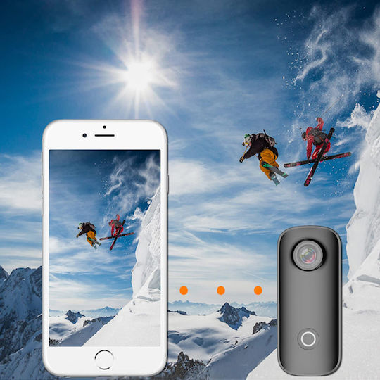 SJCAM C100+ Action Camera 4K Ultra HD Underwater With Case And Wi-Fi Black