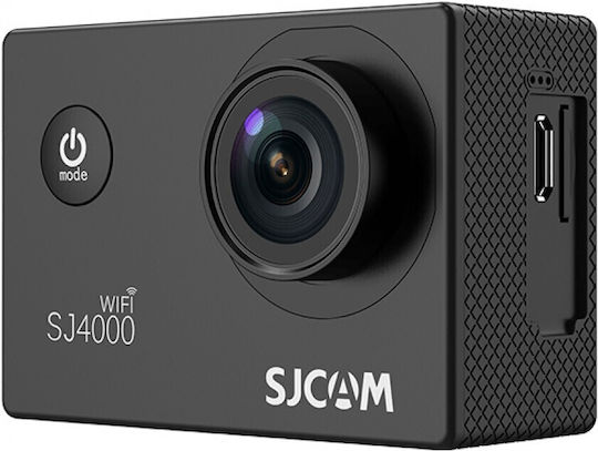SJCAM SJ4000 Action Camera 4K Ultra HD Underwater with Case Standard with 2-inch Screen and Wi-Fi Black