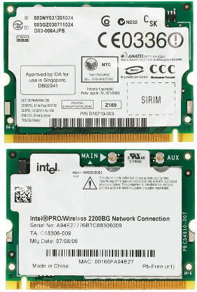 Intel PRO/Wireless 2200BG