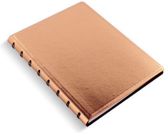 Filofax Saffiano Agendas Pink 16.3x21.4cm Metallic Rose Gold