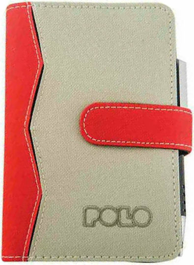 Polo Large Daily Organizer Red 14x20cm