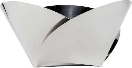 Alessi Φρουτιέρα Inox Ασημί 22x22x11εκ.