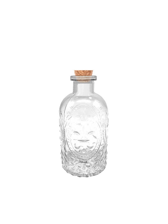 Ready Flasche Wasser Glas mit Korken Transparent