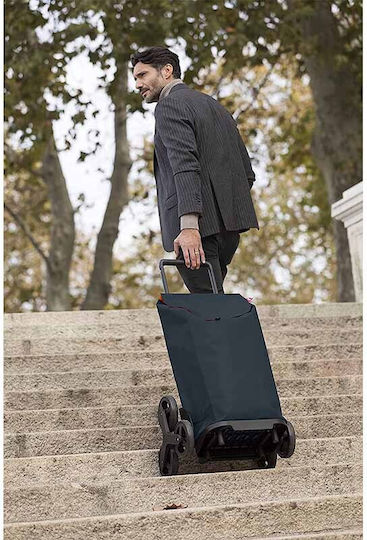 Shopping Trolley Gray 41x35x93cm