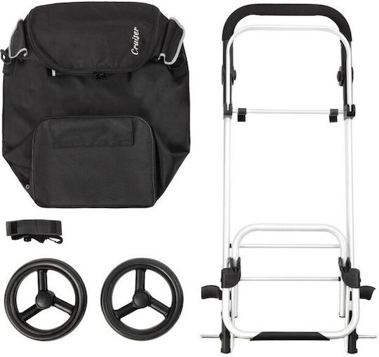 Allround Cruiser Shopping Trolley Black 45x35x100cm