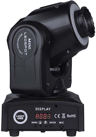 Evolights Φωτορυθμικό Spot LED Light4me 30 Spot Ring RGB