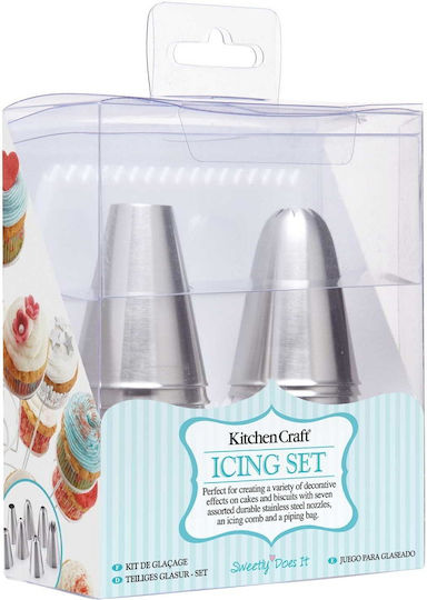 Kitchen Craft Pastry Bags Set Cotton 9 Pieces