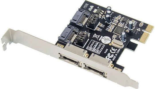 Microconnect Κάρτα PCIe σε θύρα eSATA / SATA III