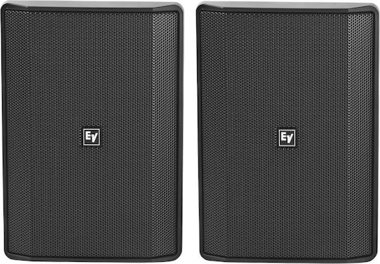 Electro-Voice Evid-S8.2 Παθητικά Επιτοίχια Ηχεία 90W (Ζεύγος) Μαύρα