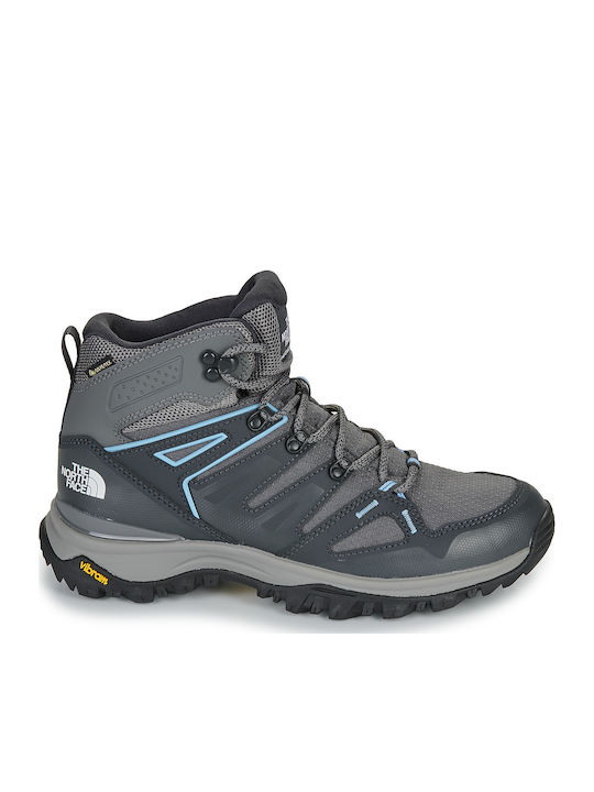 The North Face Hedgehog Damen Wanderschuhe Wasserdicht mit Gore-Tex-Membran Grau