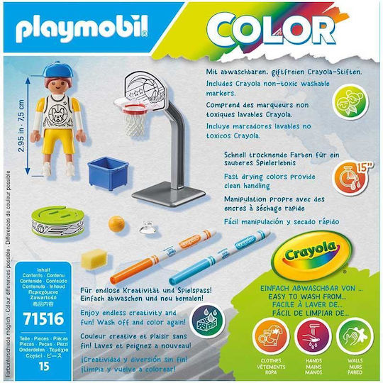 Playmobil Color Antrenament Baschet pentru 6-12 ani