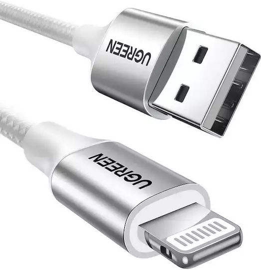 Ugreen US199 USB-A to Lightning Cable Γκρι 2m (60163)