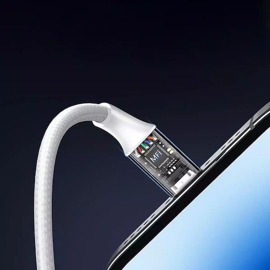 Ugreen US199 Braided USB-A to Lightning Cable Ασημί 1.5m (99171)