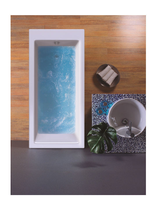 Acrilan Minimal Line Μπανιέρα Ακρυλική 150x70cm