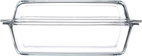 Simax Oală Dreptunghiulară de Sticlă cu Capac de Sticlă 37.5x22.5cm 1buc
