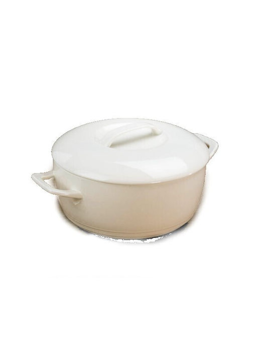 Viosarp Dutch Oven Round Ceramic White 33.5x26cm 1pcs