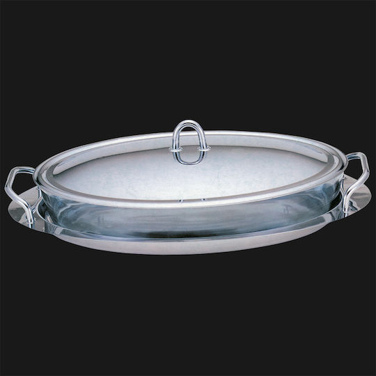 Berlinger Haus Dutch Oven Oval Glass Silver 1pcs
