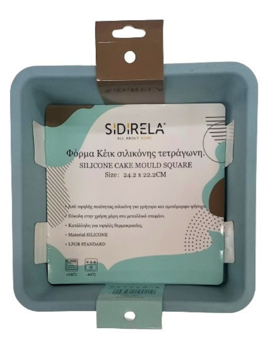 Sidirela Bakeware Tin Made of Silicone 22.2x6.2cm Grey E-0041
