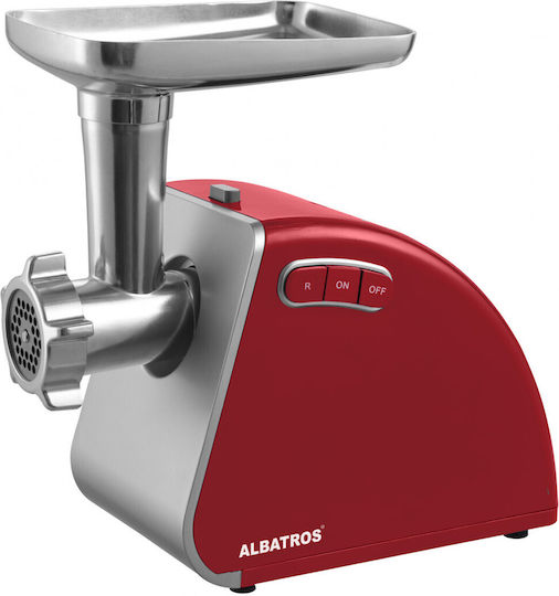 Albatros Μηχανή Άλεσης Κιμά 1500W Κόκκινη
