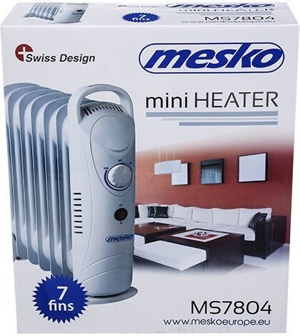Mesko MS 7804 Öl gefüllter Heizkörper mit 7 Scheiben 800W