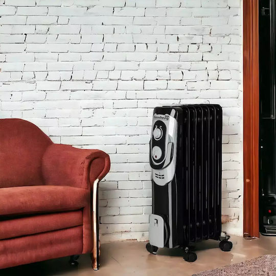 Hausberg Radiator cu ulei cu 7 Elemente 1500W