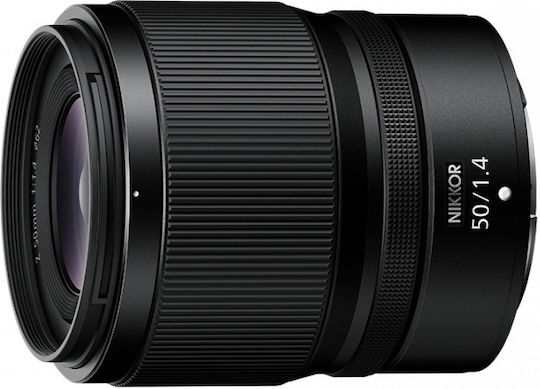 Nikon Full Frame Camera Lens Nikkor Z 50mm f/1.4 Fixed for Nikon Z Mount Black