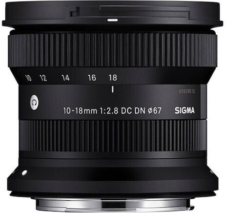 Sigma Crop Kameraobjektiv 10-18mm f/2.8 DC DN Contemporary Ultra-Weitwinkel-Zoom für Canon RF Mount Black
