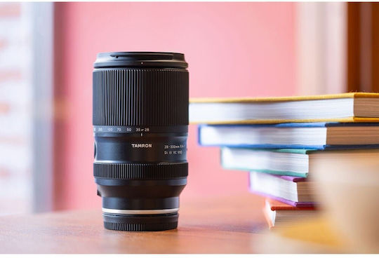 Tamron Full Frame Camera Lens 28-300mm f/4-7.1 Di III VC VXD Macro for Sony E Mount Black