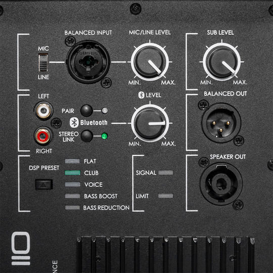 Elokance ESLIM110 Αυτοενισχυόμενο Subwoofer PA 400W 10"
