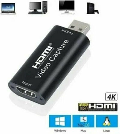 Andowl Qhd101 Video Capture για Laptop / PC και σύνδεση HDMI / USB-A