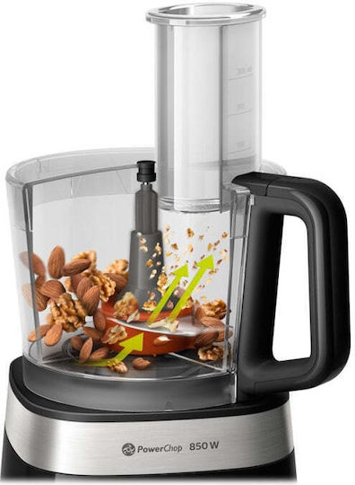 Philips Viva Collection Procesor alimentar multifuncțional 850W cu vas 2.1lt Negru