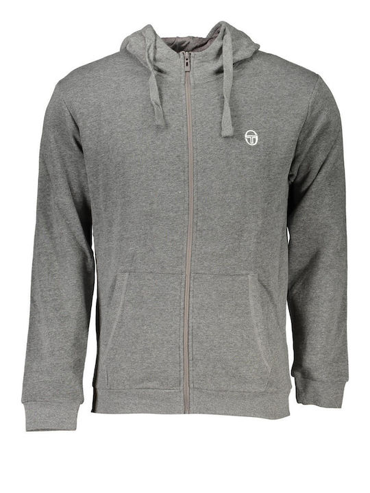 Sergio Tacchini Sweatshirt Fleece with Hood Gray